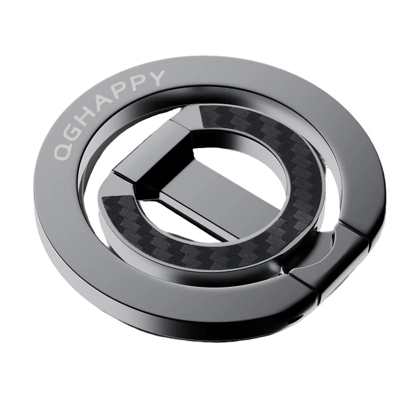 For Double-Sided Magnetic Phone Ring Holder for MagSafe Kickstand Magnet Grip for iPhone 16 15 14 For Huawei Xiaomi Stand Holder