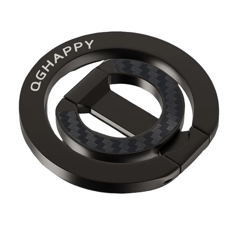 For Double-Sided Magnetic Phone Ring Holder for MagSafe Kickstand Magnet Grip for iPhone 16 15 14 For Huawei Xiaomi Stand Holder