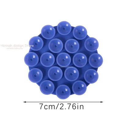 Portable Silicone Suction Cup Back Adhesive Wireless Power Bank Car Anti Slip Universal Mobile Phone Double-sided Holder