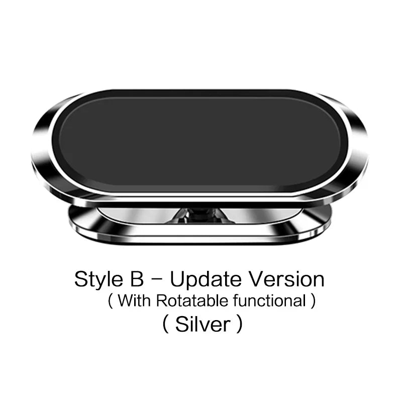 STONEGO Metal Magnetic Phone Holder 360 rotating Car Phone Holder Stand Zinc Alloy Magnet Car Support Mount cellphone holder